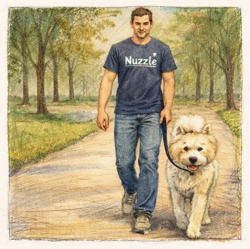 Professional dog walking